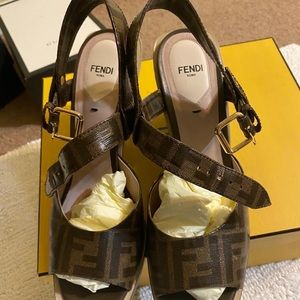 Fendi high sandals